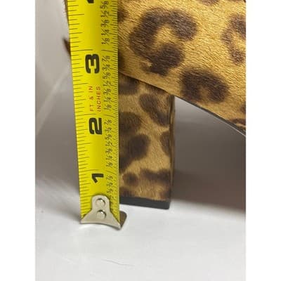 Marc Fisher LTD Zalaly Tan Leopard Print Calf Hair Pumps Women's Size 8.5 M - Thumbnail 9