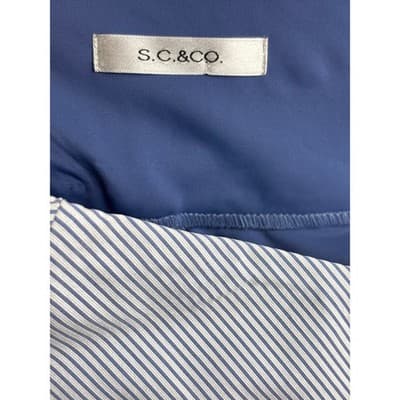 SC & Co Tennis Golf Skort Blue Stripe Pull On Athletic Shorts Skirt Women's XL - Thumbnail 9