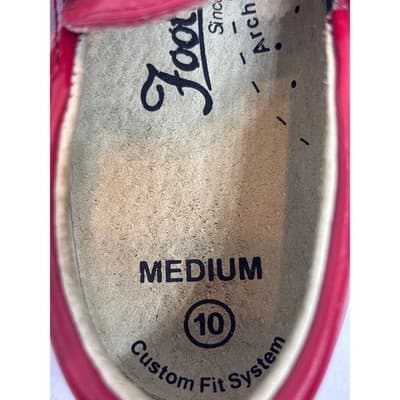 Footmates Danielle Red Leather Mary Jane Double Strap Girls Shoes Size 10 M - Thumbnail 5
