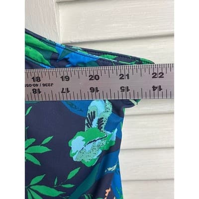 Columbia Midway Bay Multicolor Palm Trees Sleeveless Midi Dress Women's Size XXL - Thumbnail 4