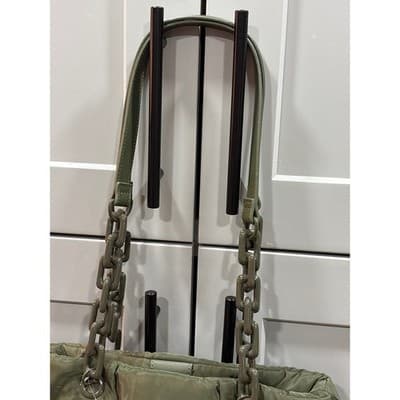 INC International Concepts BREEAH Moss Sherpa Quilt Nylon Tote/Shoulder Bag NWT - Thumbnail 3