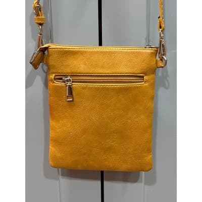 Mustard Yellow Crossbody multicompartment easy pack - Thumbnail 3