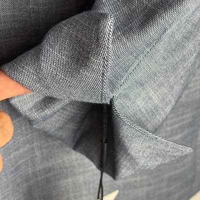 Calvin Klein Navy and White Blazer Jacket No Button Size 22W NWT - Thumbnail 8