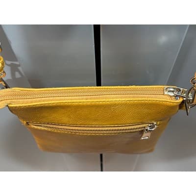 Mustard Yellow Crossbody multicompartment easy pack - Thumbnail 6