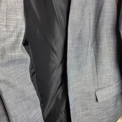 Calvin Klein Navy and White Blazer Jacket No Button Size 22W NWT - Thumbnail 10