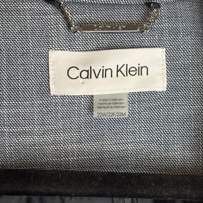 Calvin Klein Navy and White Blazer Jacket No Button Size 22W NWT - Thumbnail 4