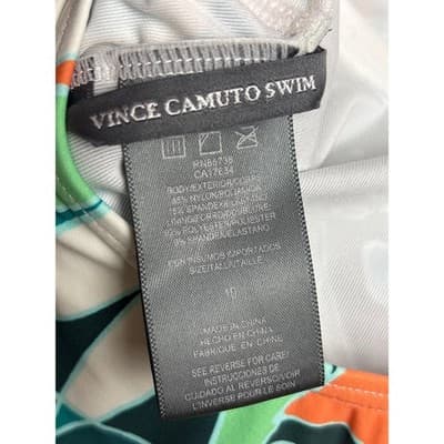 Vince Camuto Bright Floral One Piece Swimsuit Size 10-Preloved Great Condition - Thumbnail 5