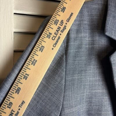 Calvin Klein Navy and White Blazer Jacket No Button Size 22W NWT - Thumbnail 6