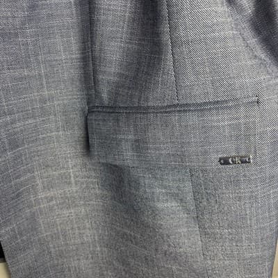 Calvin Klein Navy and White Blazer Jacket No Button Size 22W NWT - Thumbnail 9