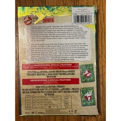 Ghostbusters 1 And 2 Double Feature Gift Set DVD 2005-Preloved - Thumbnail 5