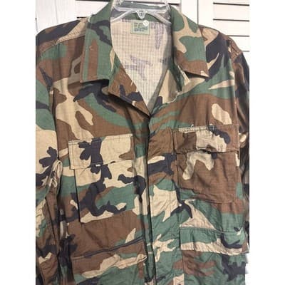 Army Jacket #8415-01-390-8544 Size Medium Hunting Camaflouge - Thumbnail 2