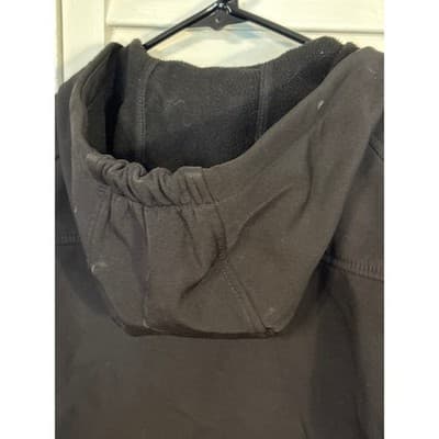 SIZE 7 REEBOK BLACK LIGHT HOODED JACKET Multiple Pockets - Thumbnail 7