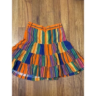 Girls Children's Place Corduroy Bright Mult Color Adjustable Waist Skirt Size 8 - Thumbnail 2