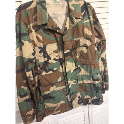 Army Jacket #8415-01-390-8544 Size Medium Hunting Camaflouge - Thumbnail 6