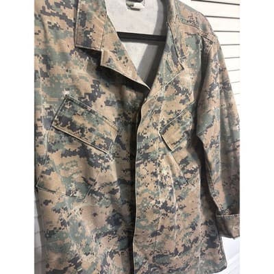 Jacket BDU Tru-Spec Medium Men Digital Camouflage 8415-01-390-8544-Used Cond. - Thumbnail 6