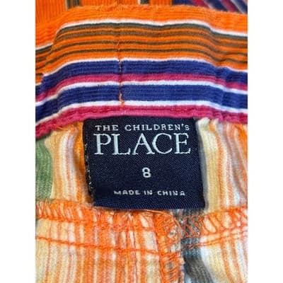 Girls Children's Place Corduroy Bright Mult Color Adjustable Waist Skirt Size 8 - Thumbnail 3
