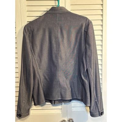 Company Ellen Tracy Black/White Blazer Jacket Size 12 Pre Loved - Thumbnail 5