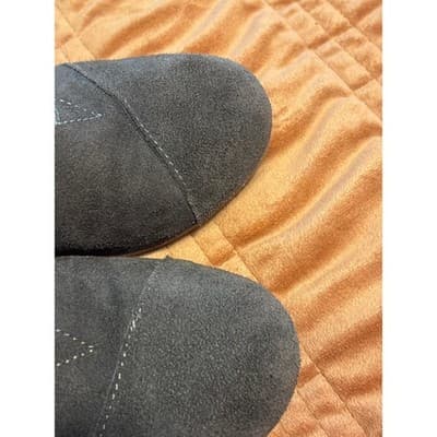 TOMS Brown Suede Lace up Wedge Booties Boots Size 5.5 - Thumbnail 4