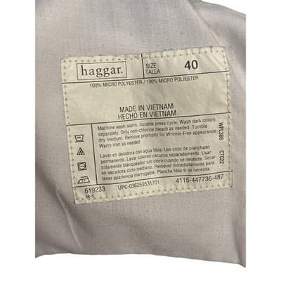 Haggar, Men’s Size 40, 100% Polyester, Blue, Dress Shorts, Golf, Outdoors - Thumbnail 4