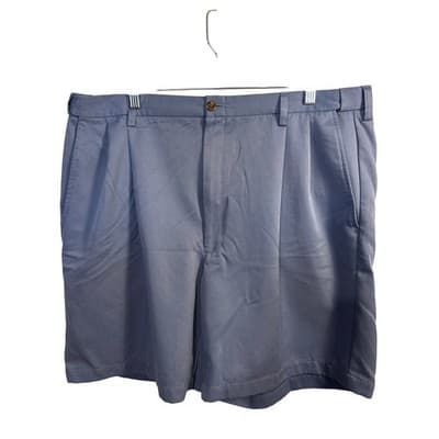 Haggar, Men’s Size 40, 100% Polyester, Blue, Dress Shorts, Golf, Outdoors