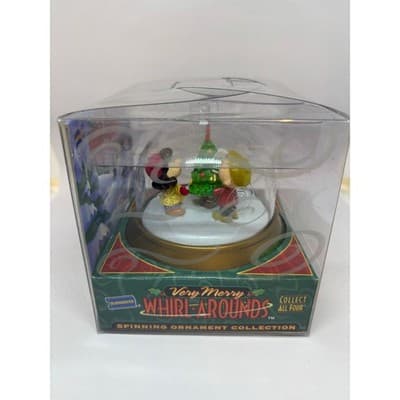 Very Merry Whirlarounds Spinning Christmas Ornament Blockbuster Release 1999