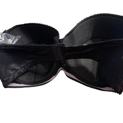 Womens Carnival Carnival Full Coverage Strapless Bra Black 46DDD - Thumbnail 3