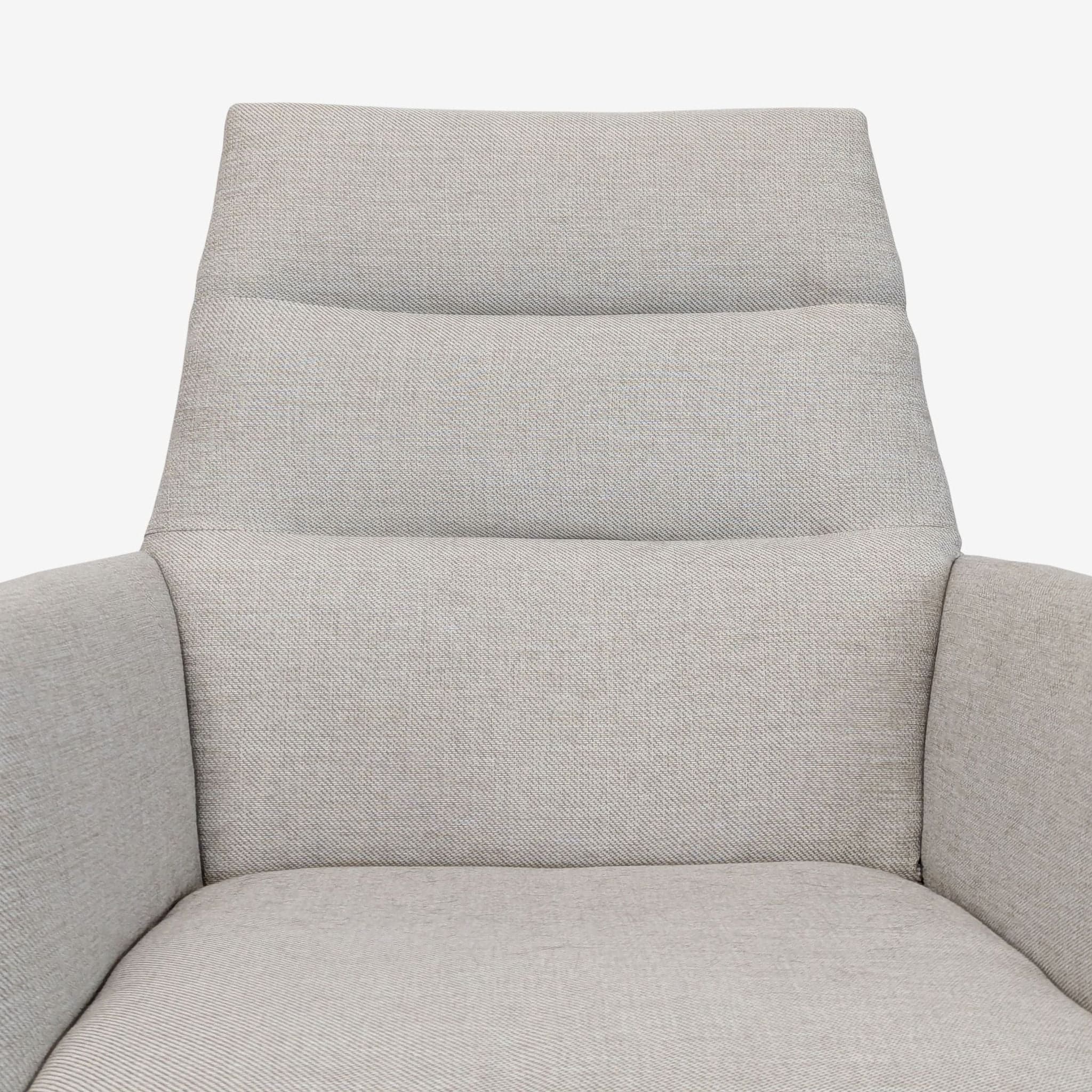 Room & Board Tenley Modern Office Chair with Light Gray Upholstery and Chrome Base - Thumbnail 5