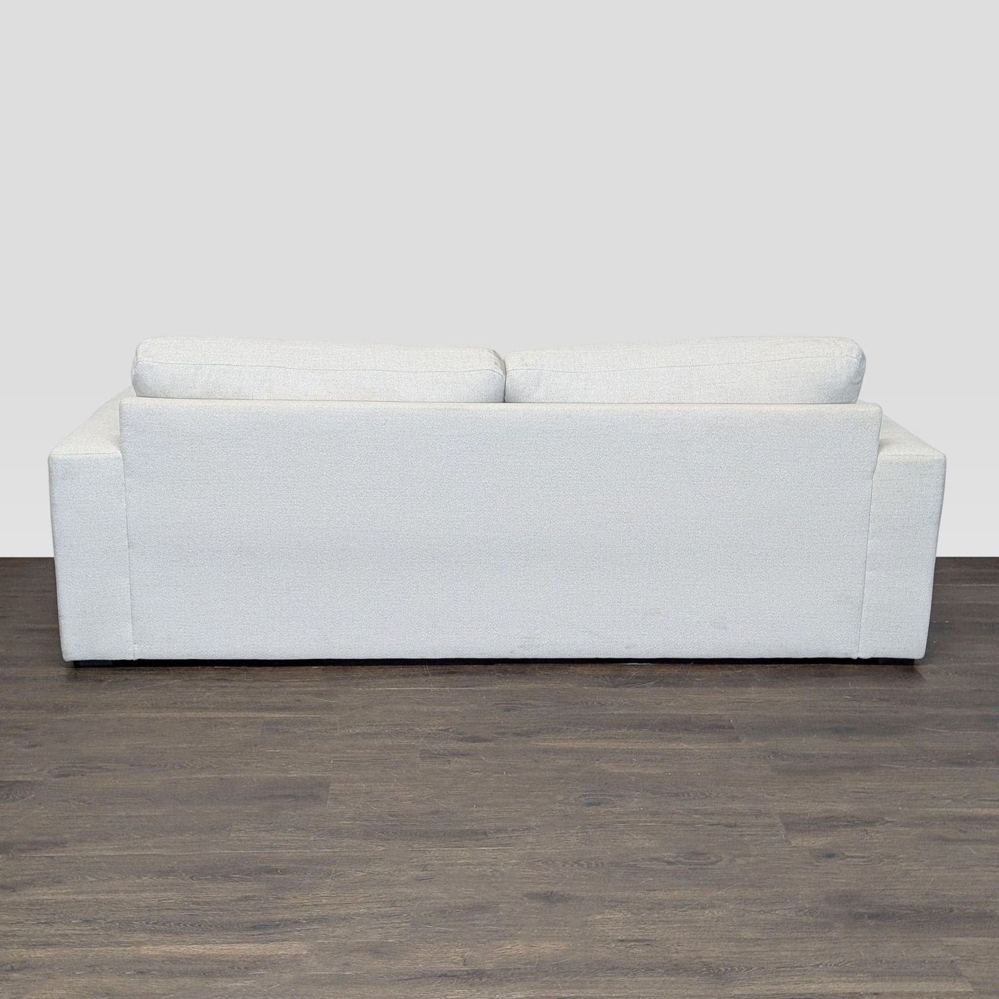 Living Spaces Isabella 3-Seat Modern Cream Sofa - Thumbnail 7