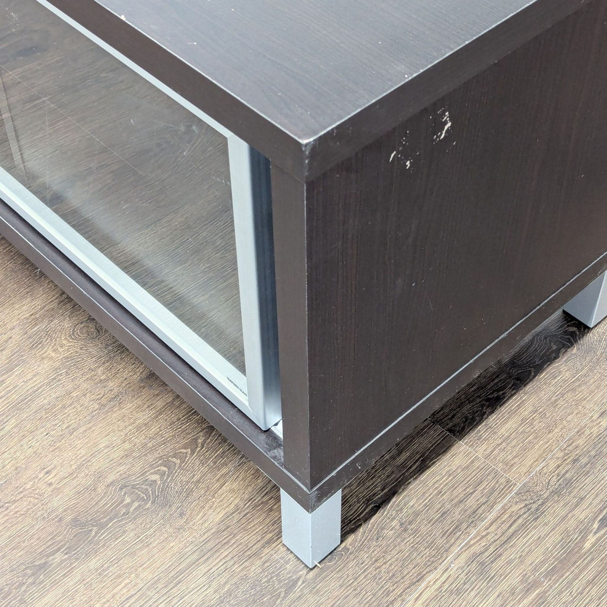 Media Console with Glass Sliding Door - Thumbnail 9