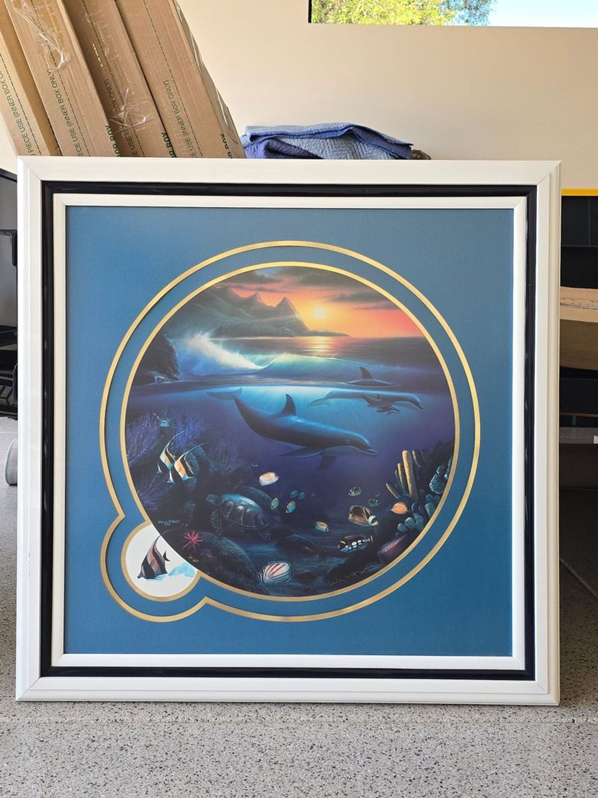 "Whales in Sunset" Print by Robert Wyland - Thumbnail 3
