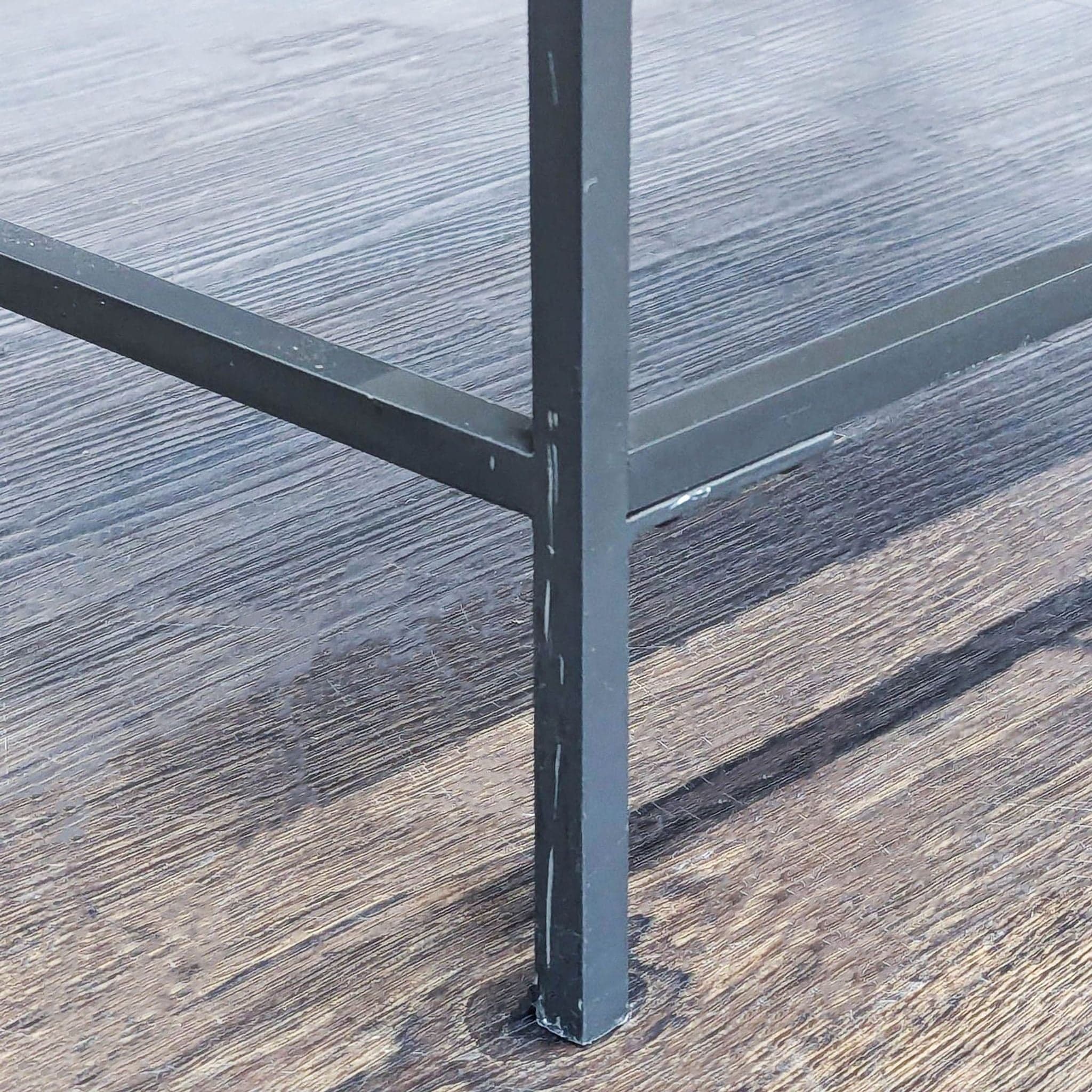 West Elm Industrial Solid Wood Storage Pop-Up Coffee Table - Thumbnail 8