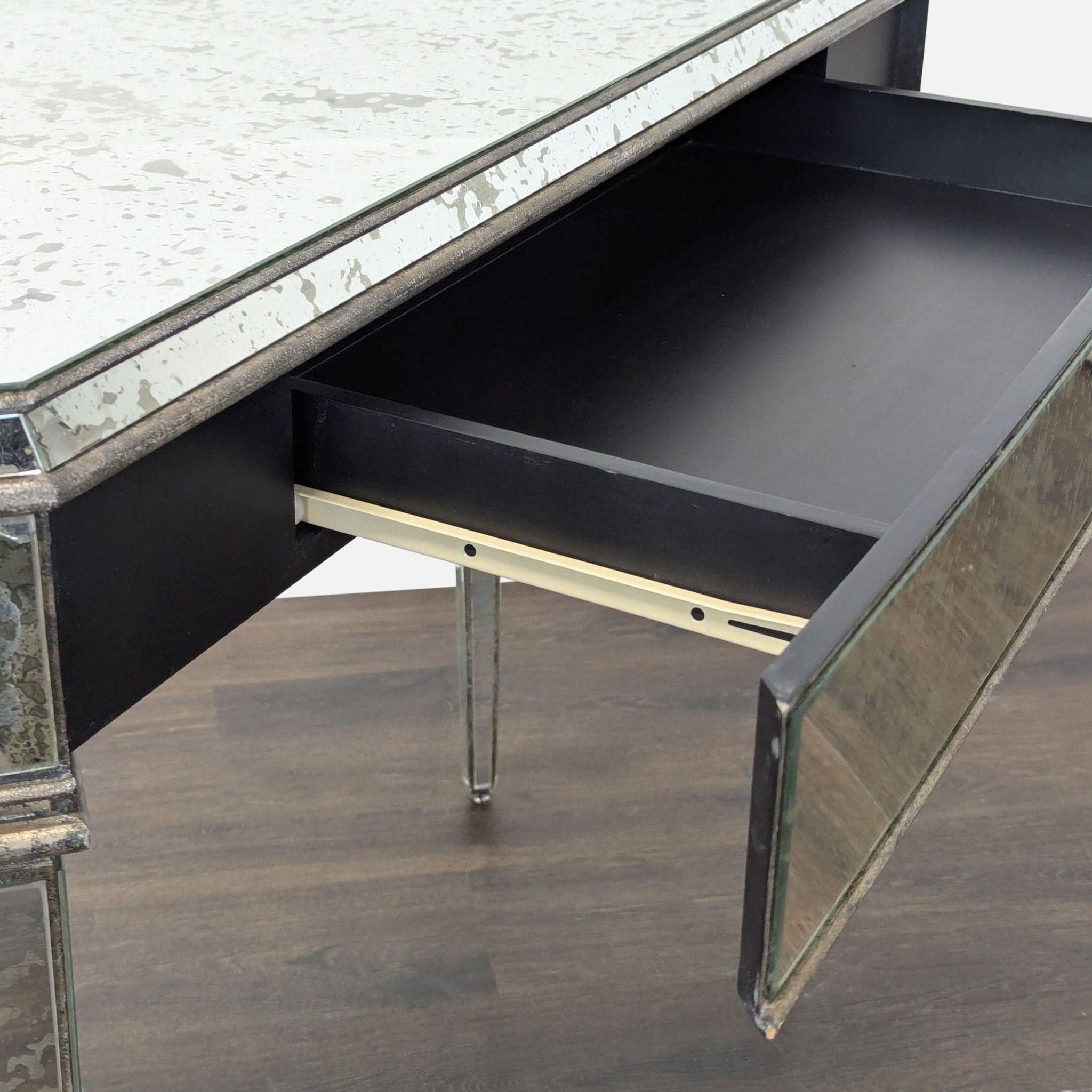 Currey & Company Mirrored Console Table - Thumbnail 9