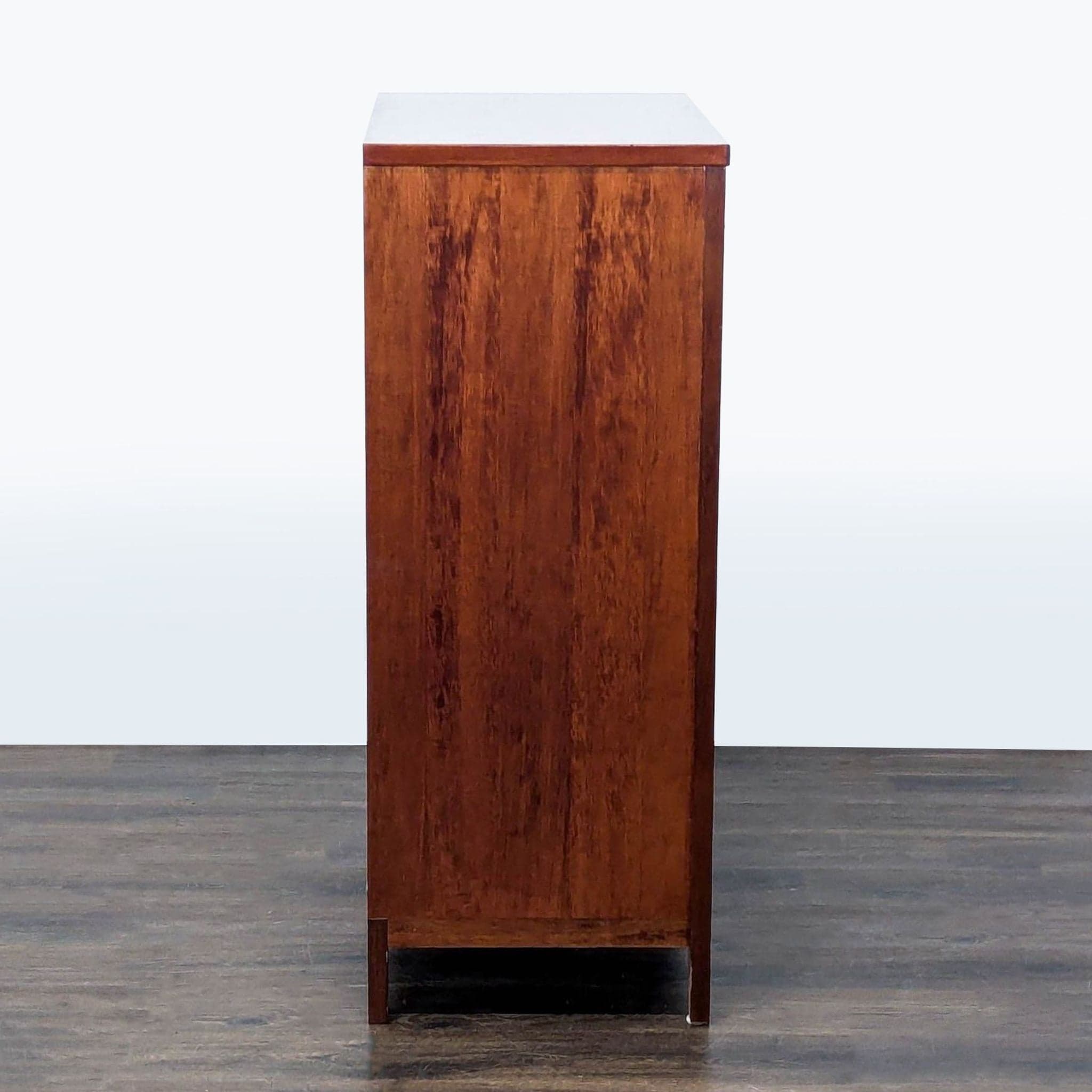 Ligna Furniture 6-Drawer Wooden Dresser - Classic Brown Storage Chest - Thumbnail 4
