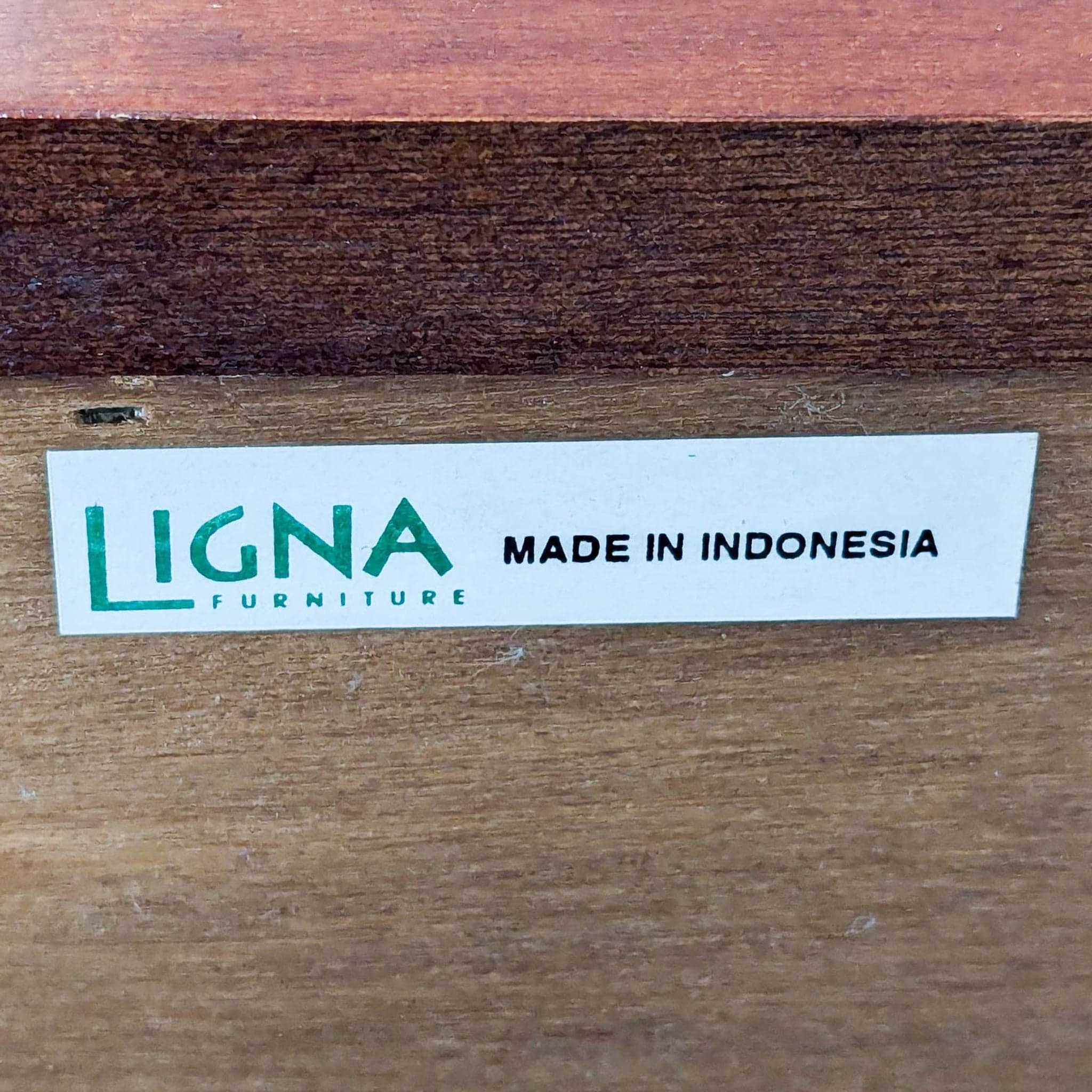 Ligna Furniture 6-Drawer Wooden Dresser - Classic Brown Storage Chest - Thumbnail 10
