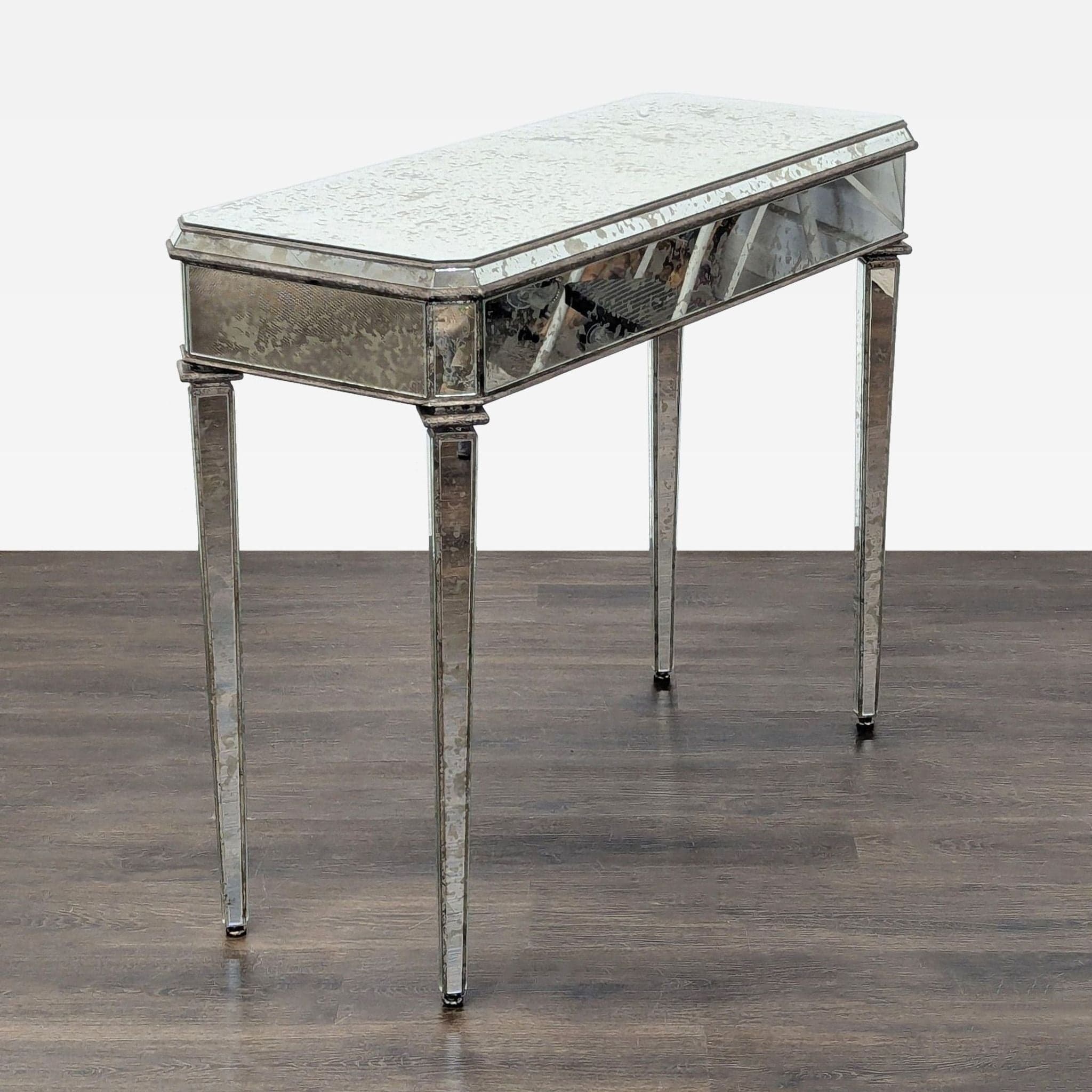 Currey & Company Mirrored Console Table - Thumbnail 5
