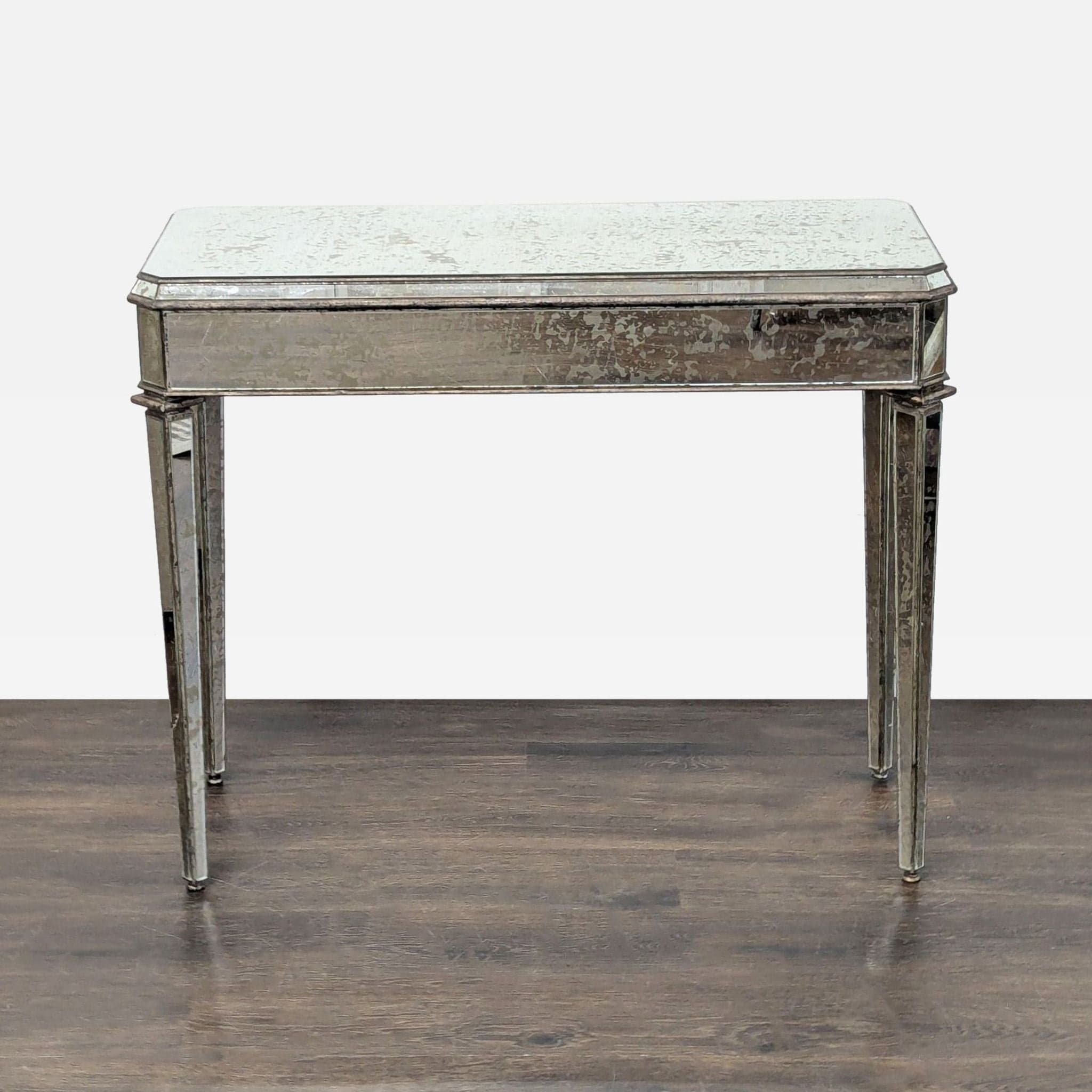 Currey & Company Mirrored Console Table - Thumbnail 3
