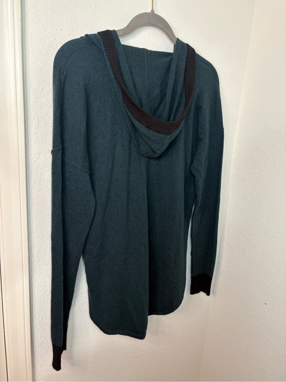 Smartwool Shadow Pine hoodie sweater with button henley neckline green size M - Thumbnail 8