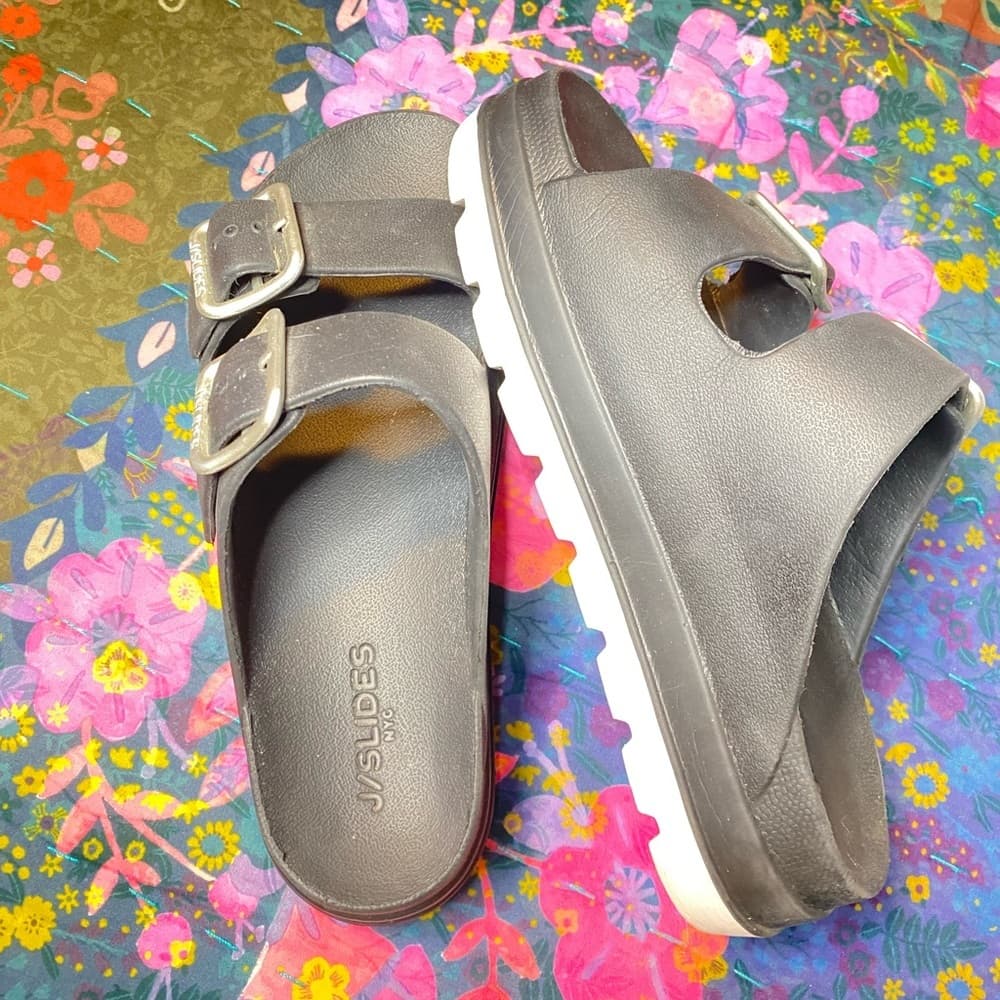 J/Slides Women's Black Sandals
