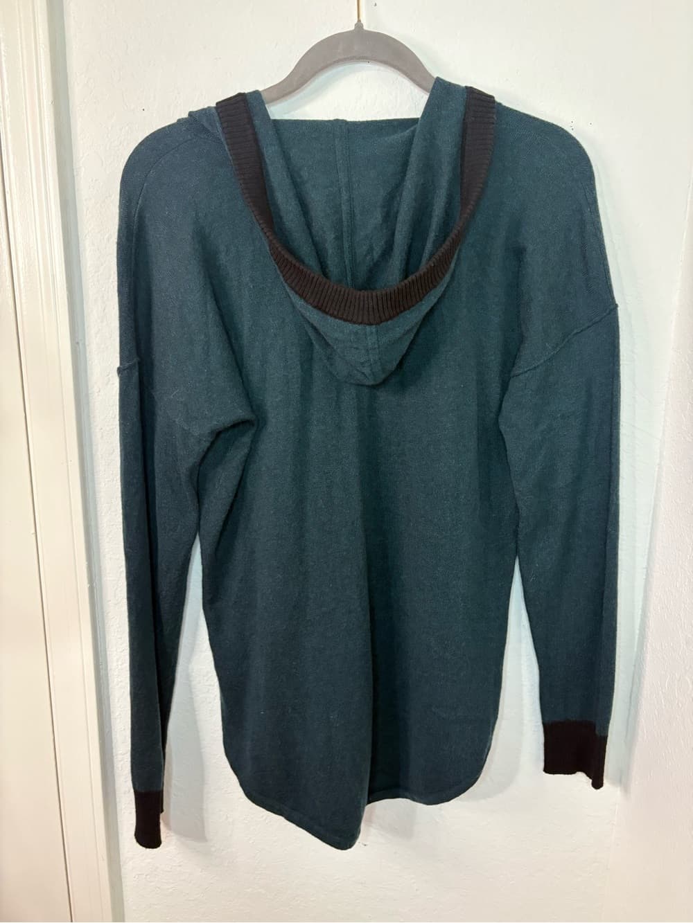 Smartwool Shadow Pine hoodie sweater with button henley neckline green size M - Thumbnail 7