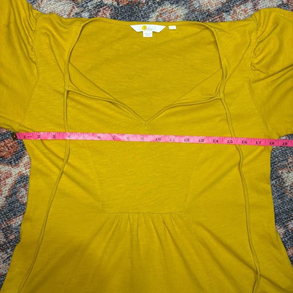 BODEN Ayla Jersey Top with Lace detail Size 6 - Thumbnail 10