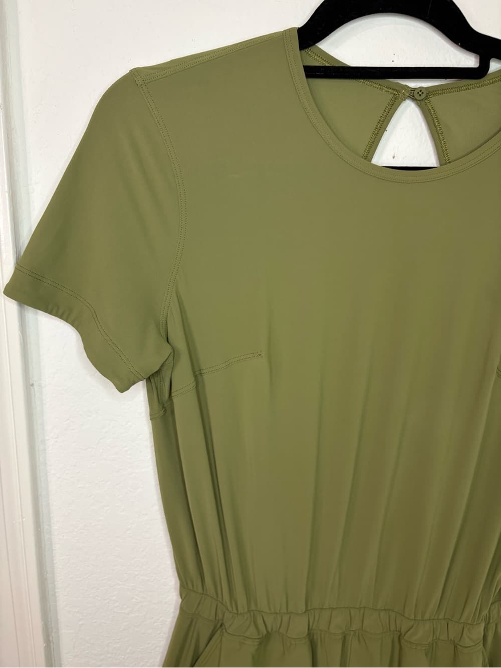 Lululemon Lightweight High-Neck Romper Bronze Green size 6 - Thumbnail 5