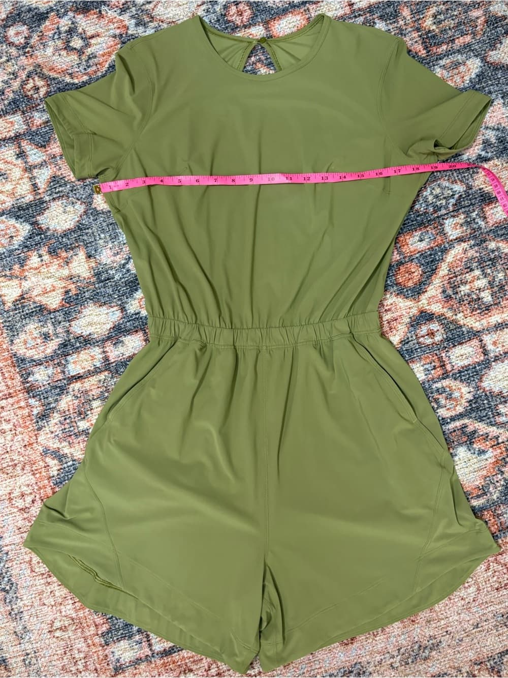 Lululemon Lightweight High-Neck Romper Bronze Green size 6 - Thumbnail 12