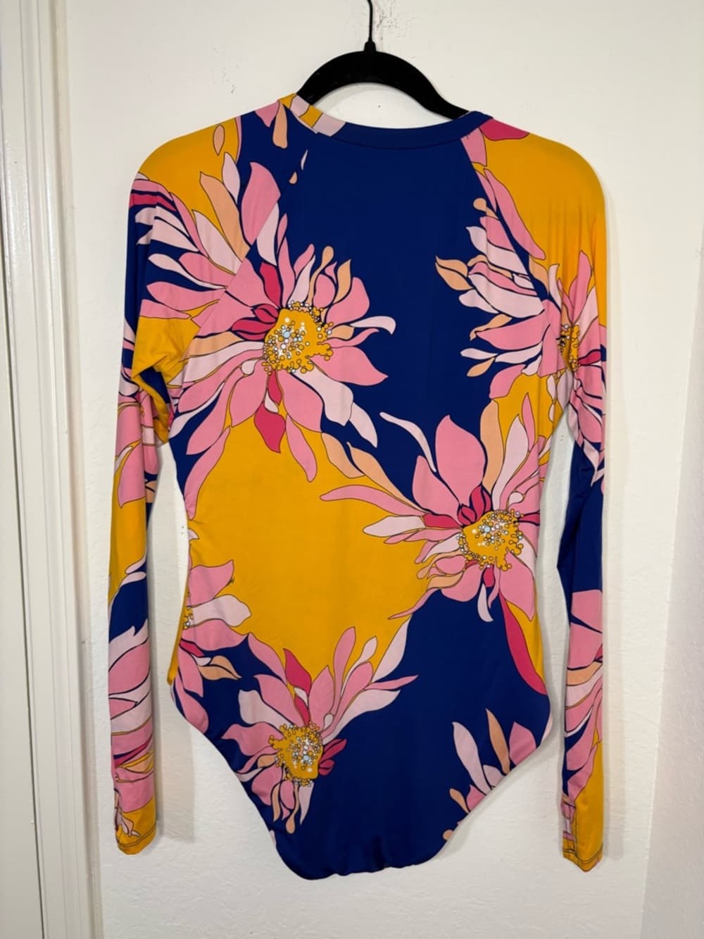 TRINA TURK BREEZE FLORAL LONG SLEEVE SWIMSUIT PADDLE SUIT RASH GUARD Size XL - Thumbnail 11