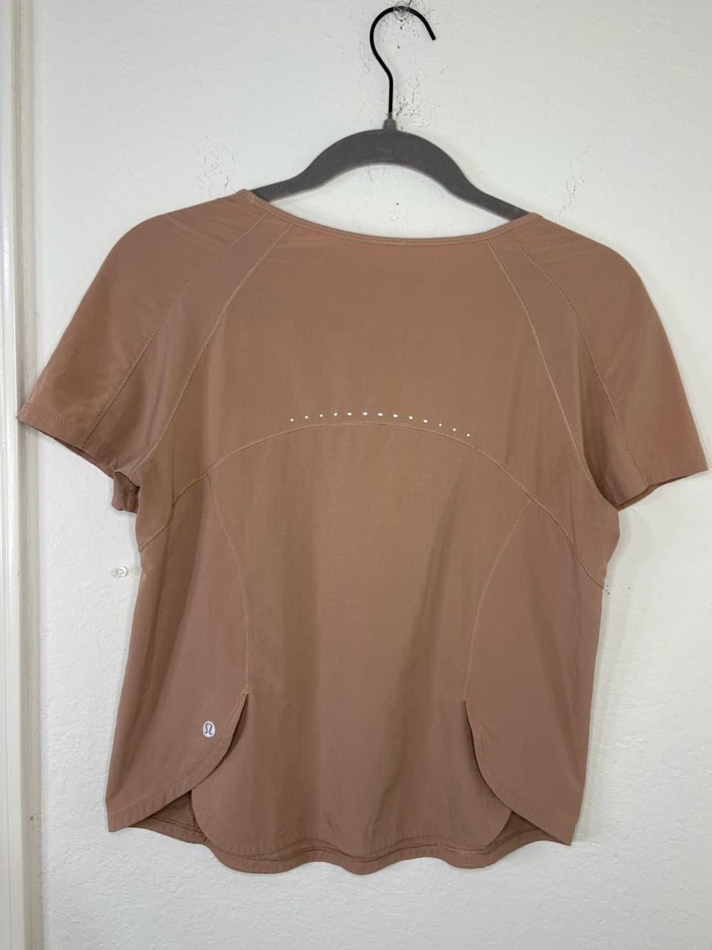Lululemon Lightweight Stretch Running Short Sleeve Shirt pink clay size 4 - Thumbnail 10