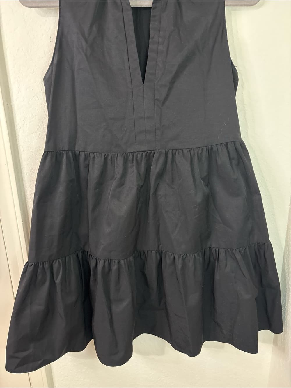 Amanda Uprichard Black Sleeveless Saffron Mini Dress size Small - Thumbnail 4