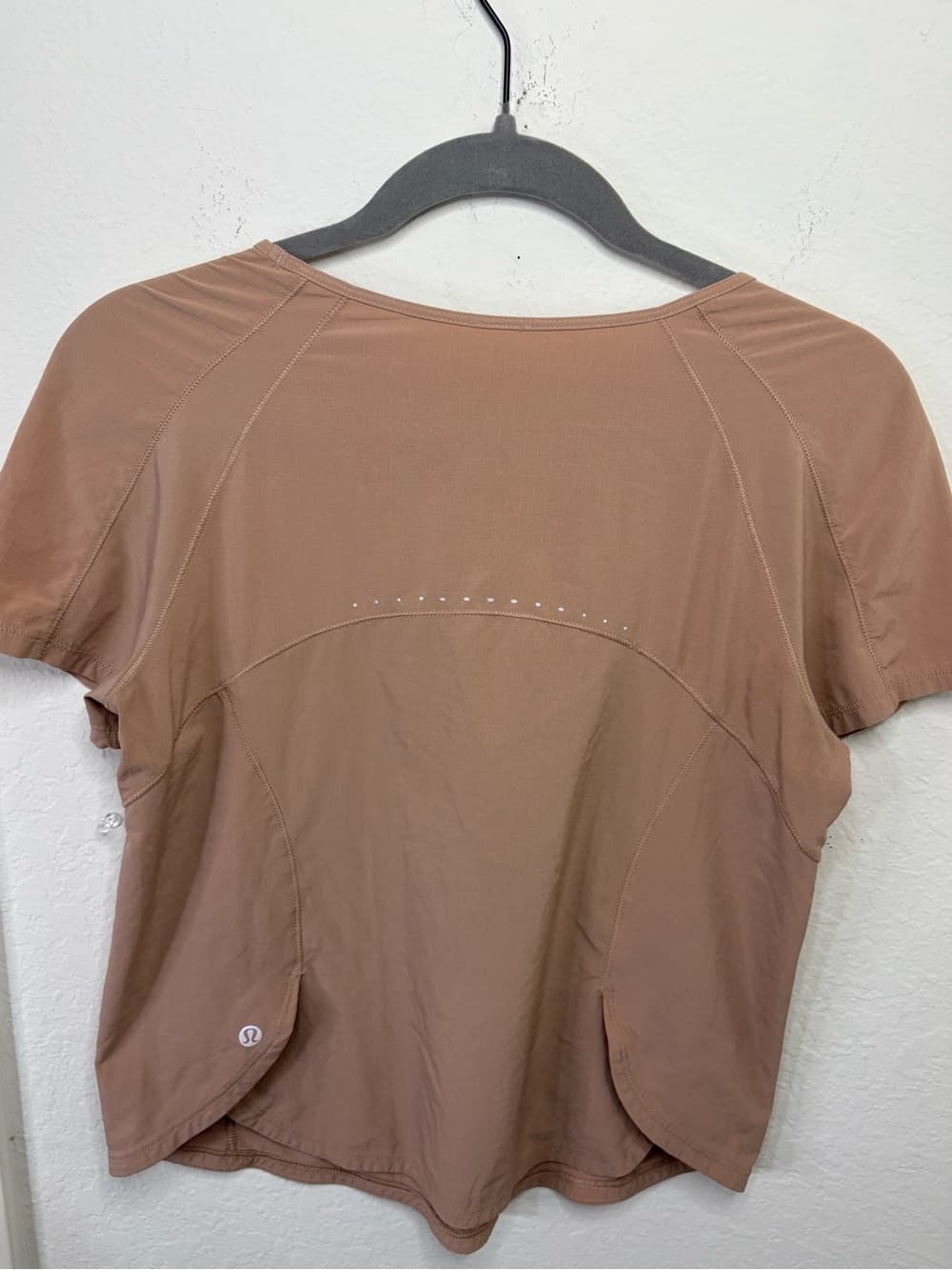 Lululemon Lightweight Stretch Running Short Sleeve Shirt pink clay size 4 - Thumbnail 13