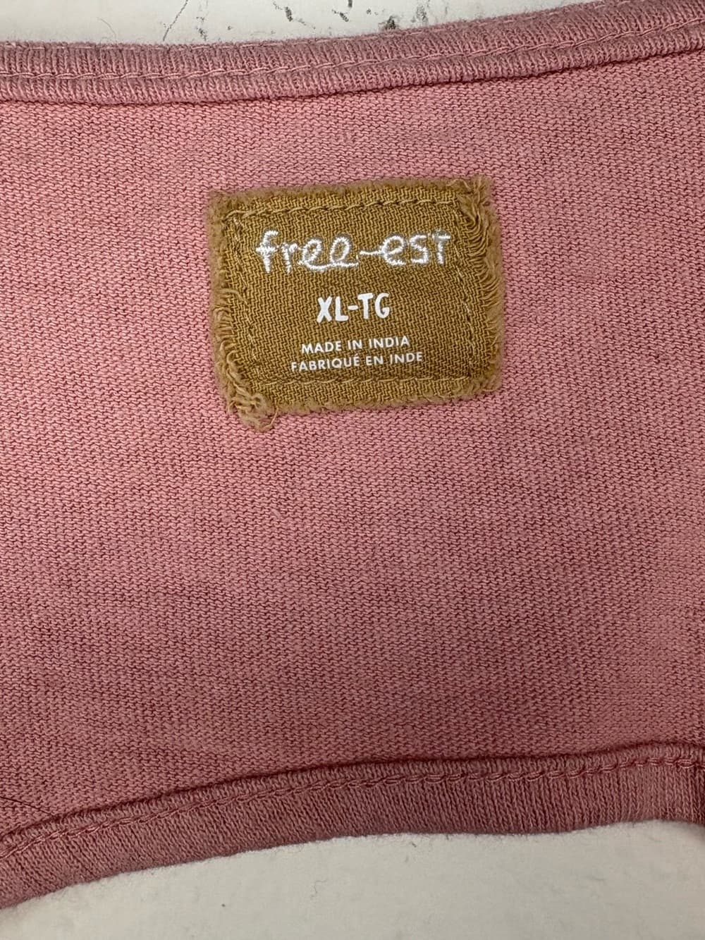 Free People Free-est Angelique Mini Dress Pink Blush open back size XL - Thumbnail 4