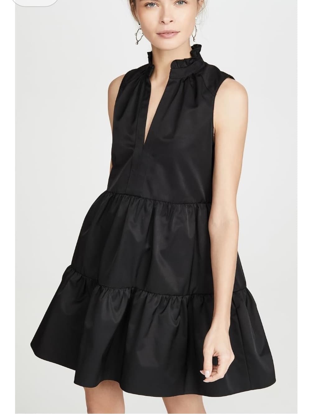 Amanda Uprichard Black Sleeveless Saffron Mini Dress size Small - Thumbnail 6
