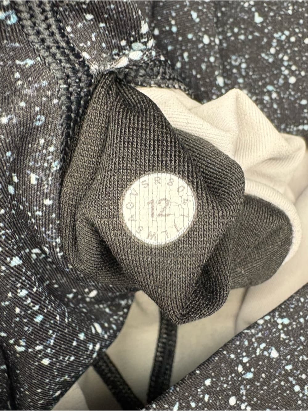 Lululemon Wunder Under Hi-Rise 7/8 Leggings Luxtreme 25" black blue speckled - Thumbnail 10