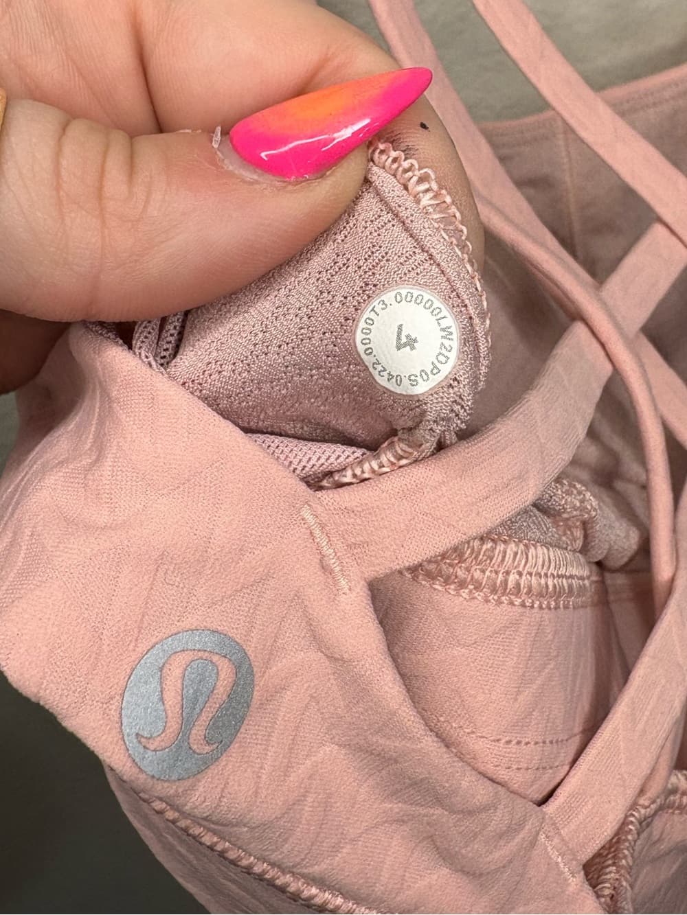 Lululemon Pink Free to Be Elevated Strappy Sports Bra size 4 - Thumbnail 7